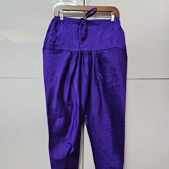 Indian Pants Shantung Salwar Adjustable - Picture 2 of 7